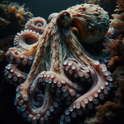 Octopus hunting